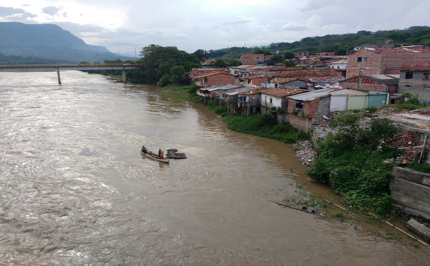 cauca river, communities, village, boats, amazon, colombia